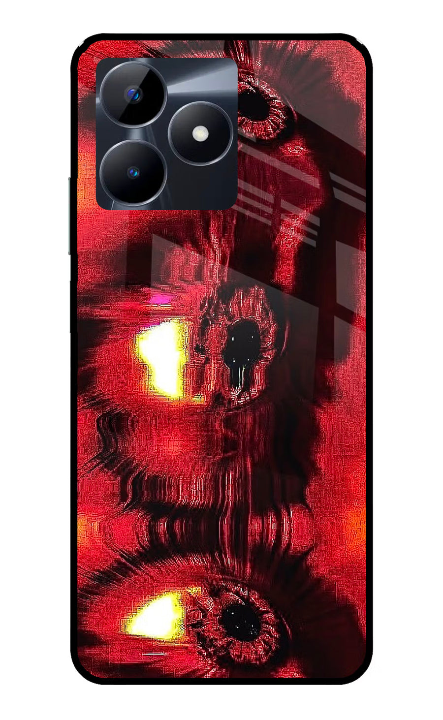 Fire Eye Realme C53 Back Cover, Glass case
