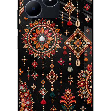 Boho Noir Realme C53 Glass Case