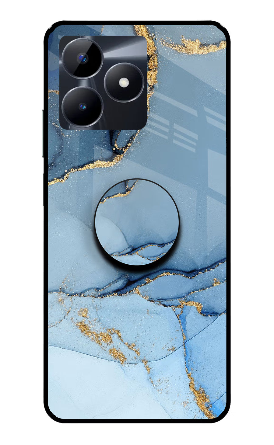 Blue Marble Realme C53 Pop Case, Glass case