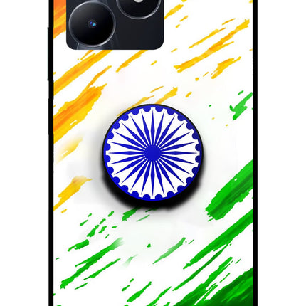 Indian Flag Ashoka Chakra Realme C53 Pop Case by Casekaro
