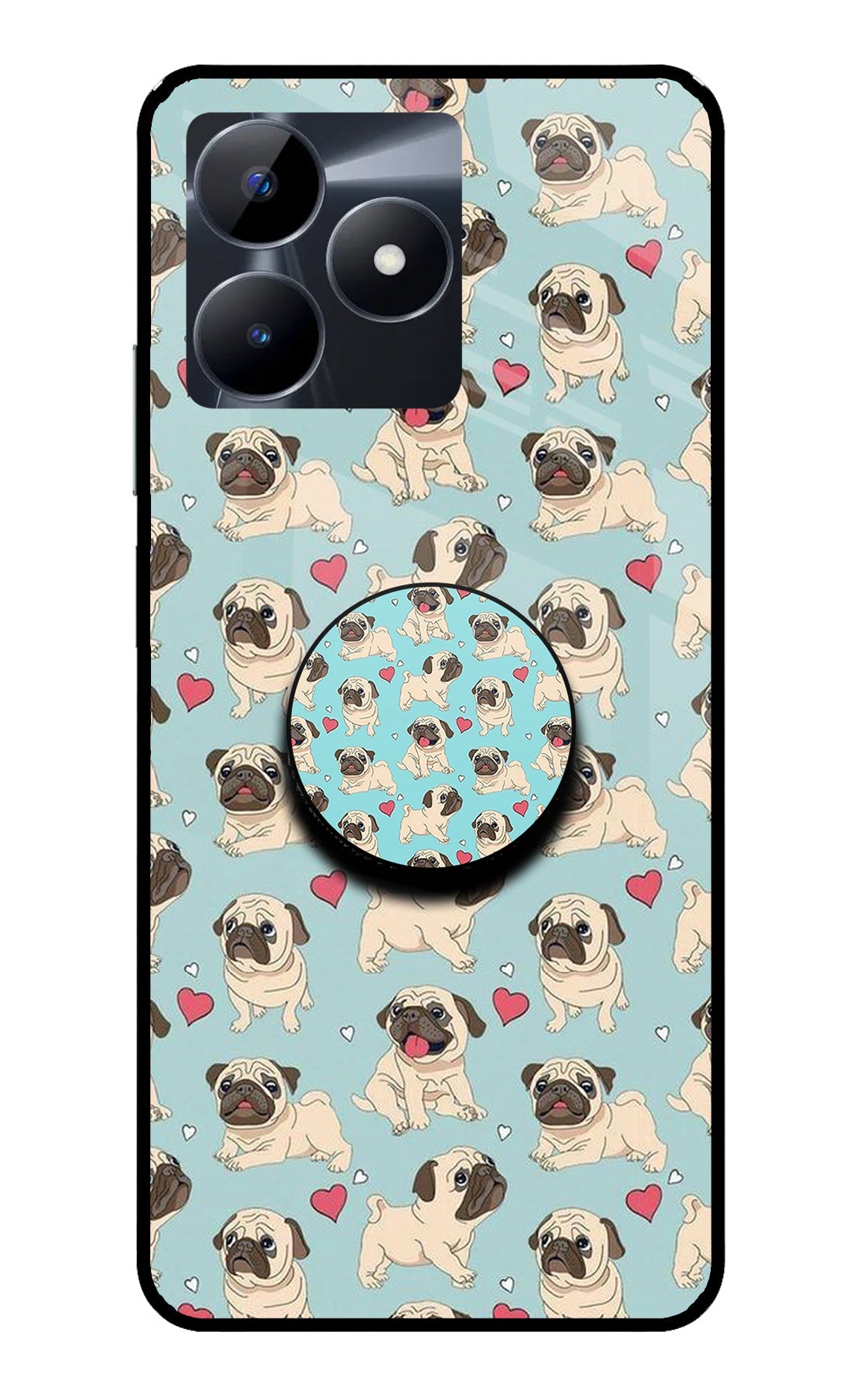 Pug Dog Realme C53 Pop Case