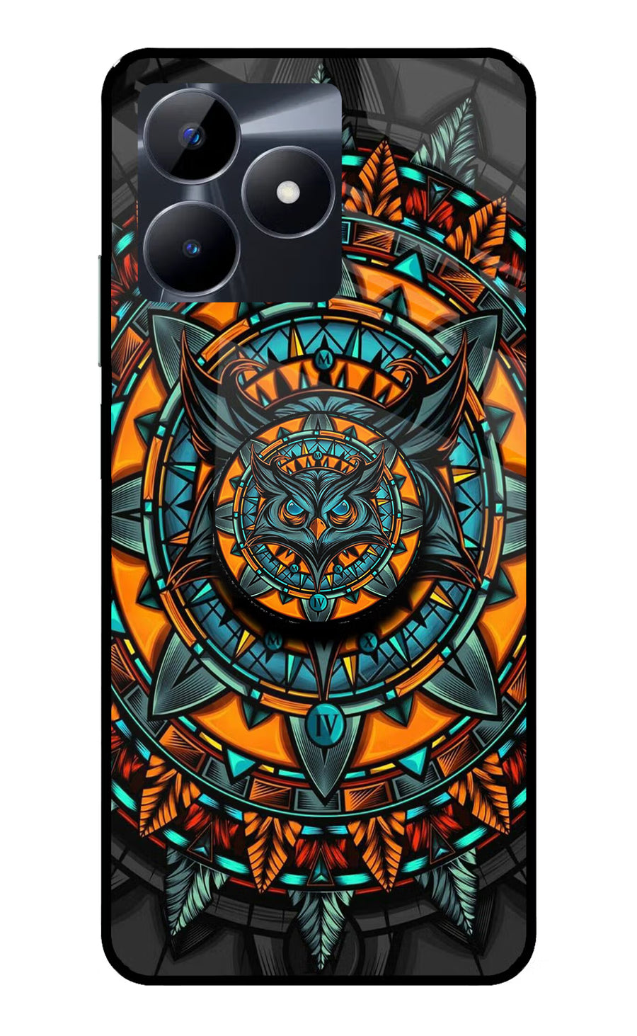 Angry Owl Realme C53 Pop Case, Glass case