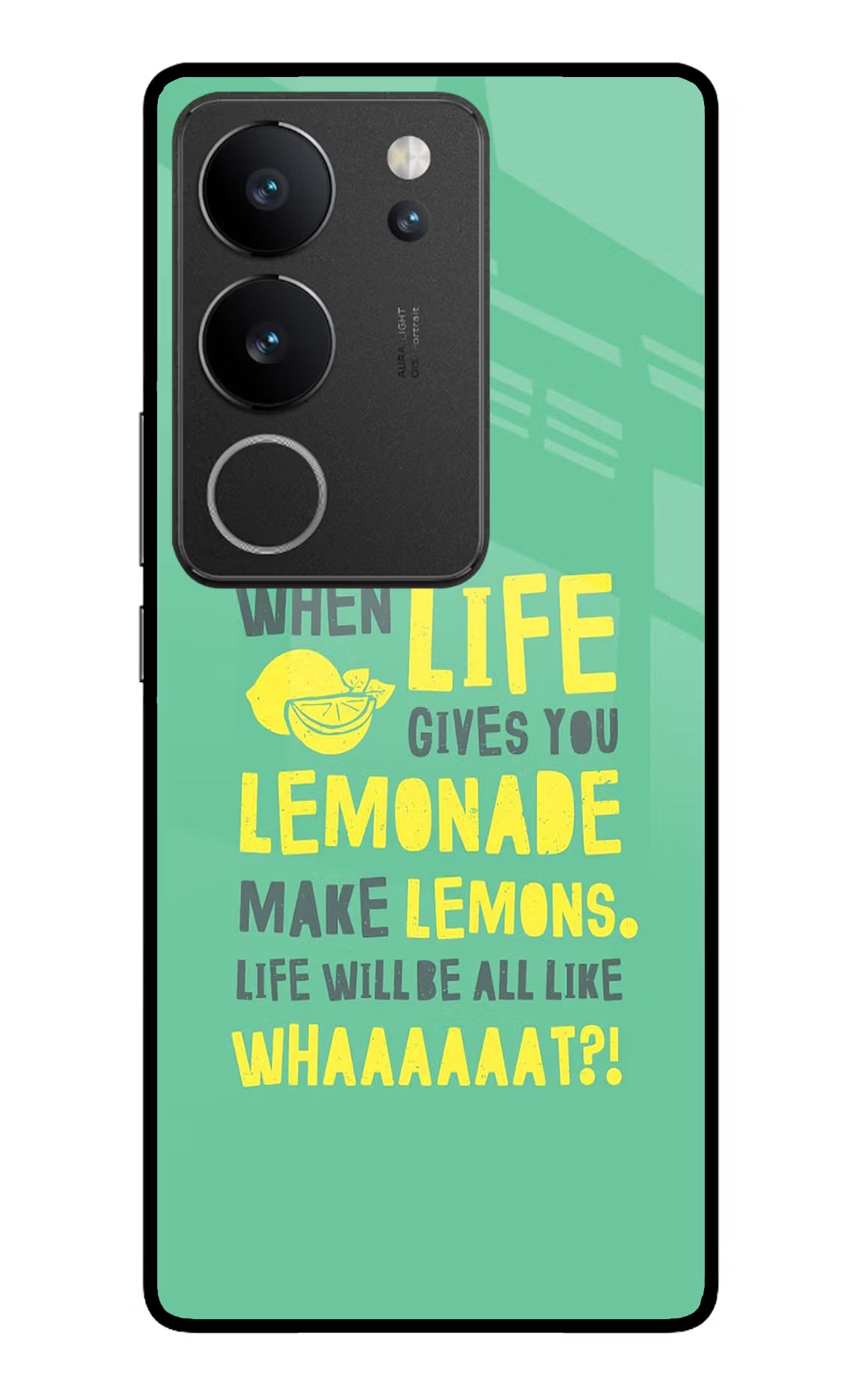 Quote Vivo V29/V29 Pro Glass Case Back Cover by Casekaro
