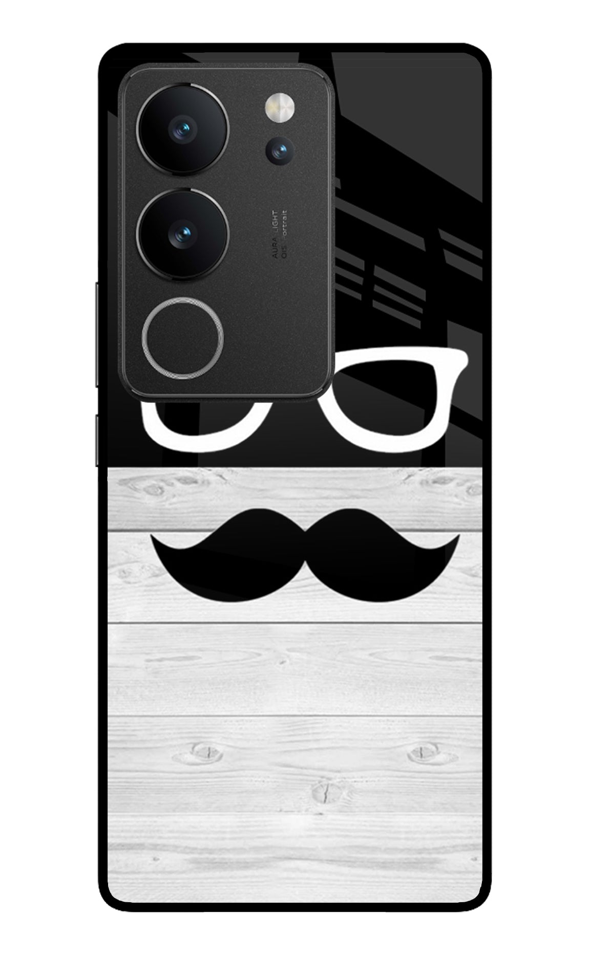 Mustache Vivo V29/V29 Pro Glass Case