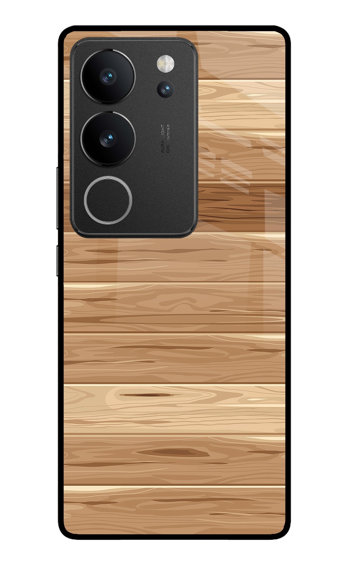 Wooden Vector Vivo V29/V29 Pro Glass Case