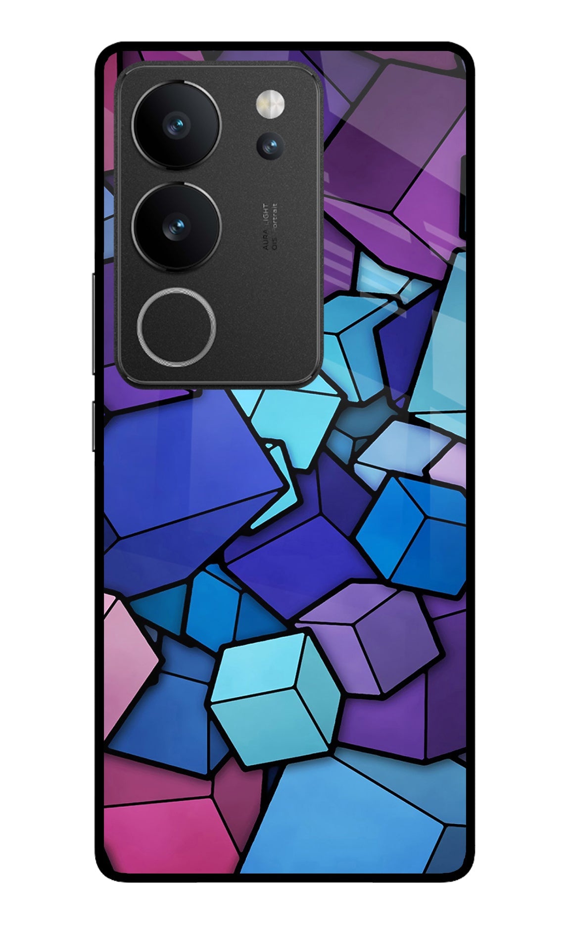 Cubic Abstract Vivo V29/V29 Pro Back Cover