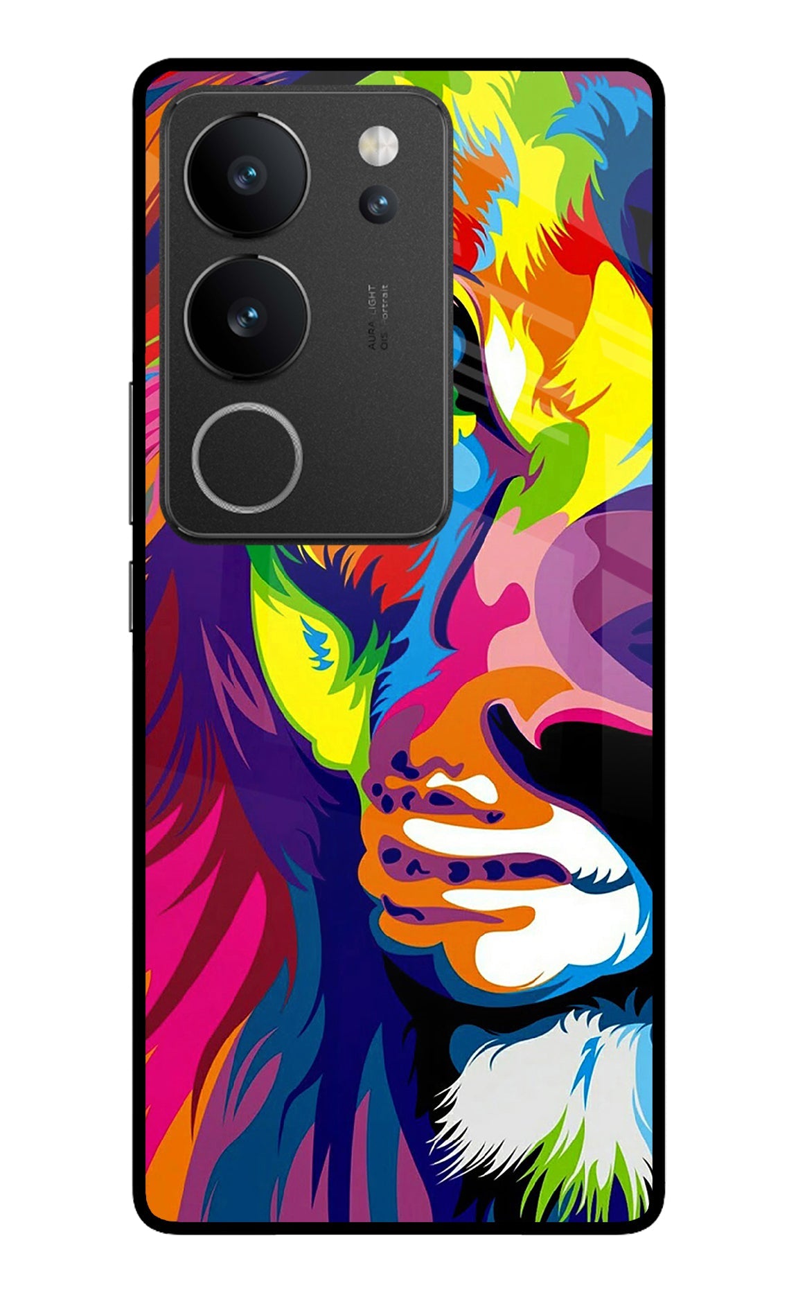 Lion Half Face Vivo V29/V29 Pro Back Cover