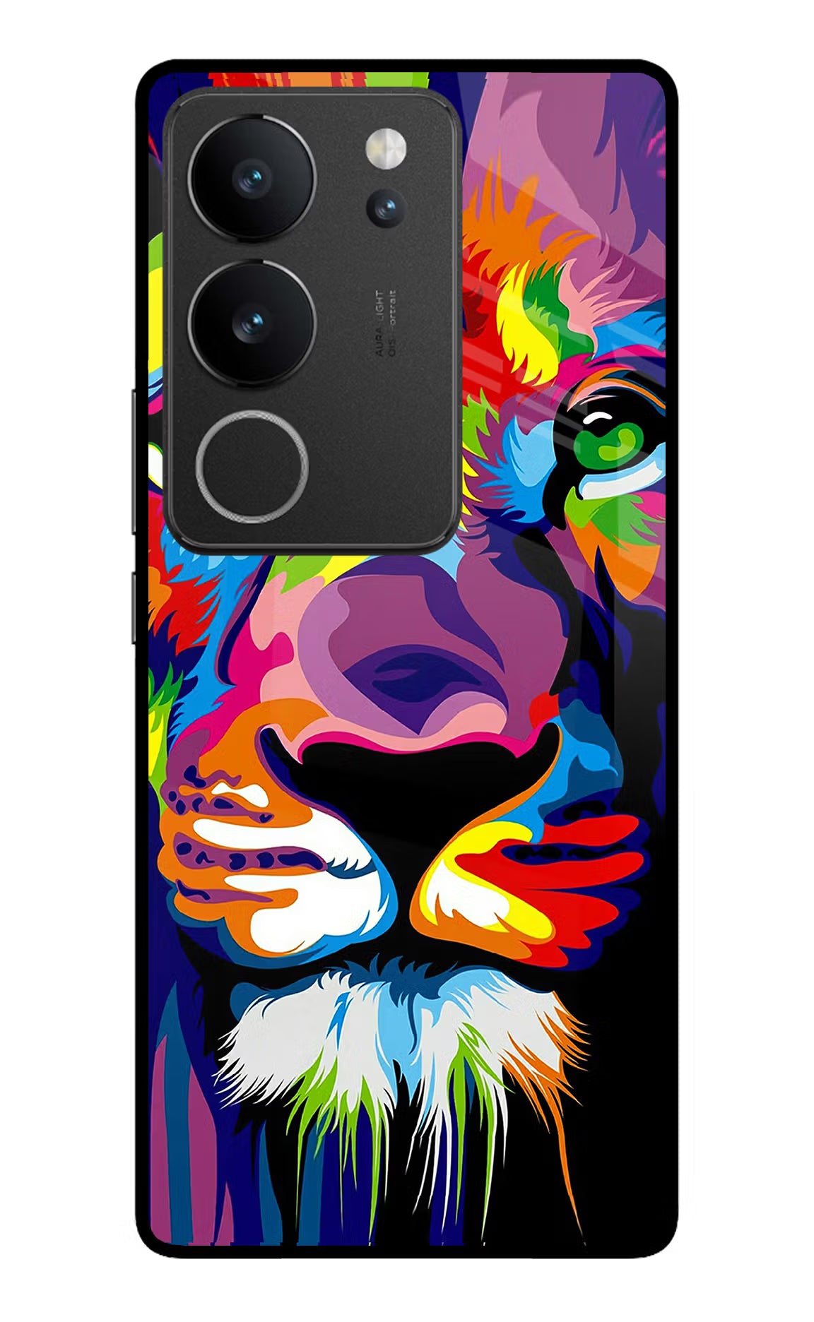 Lion Vivo V29/V29 Pro Glass Case Back Cover by Casekaro