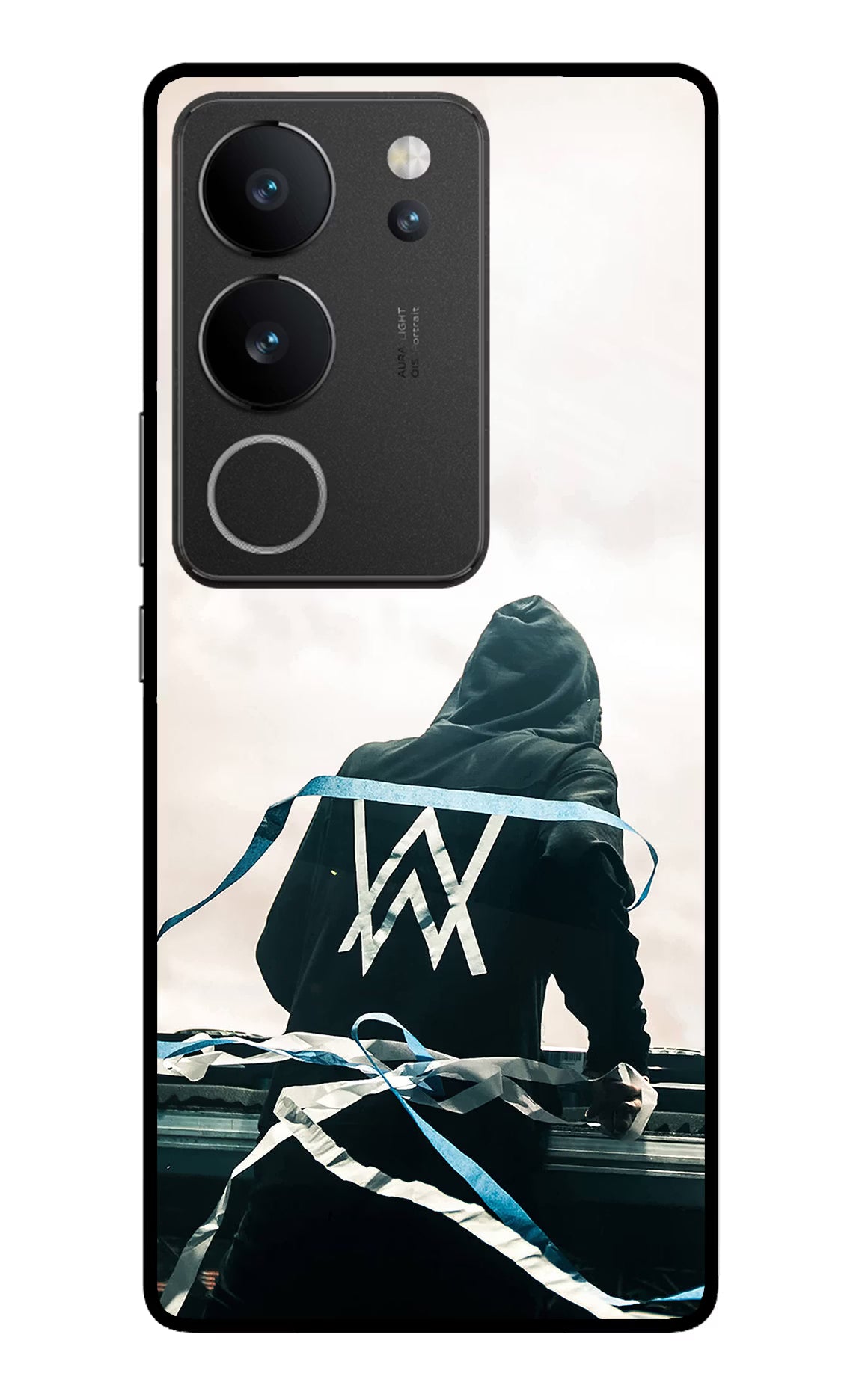 Alan Walker Vivo V29/V29 Pro Glass Case Back Cover by Casekaro