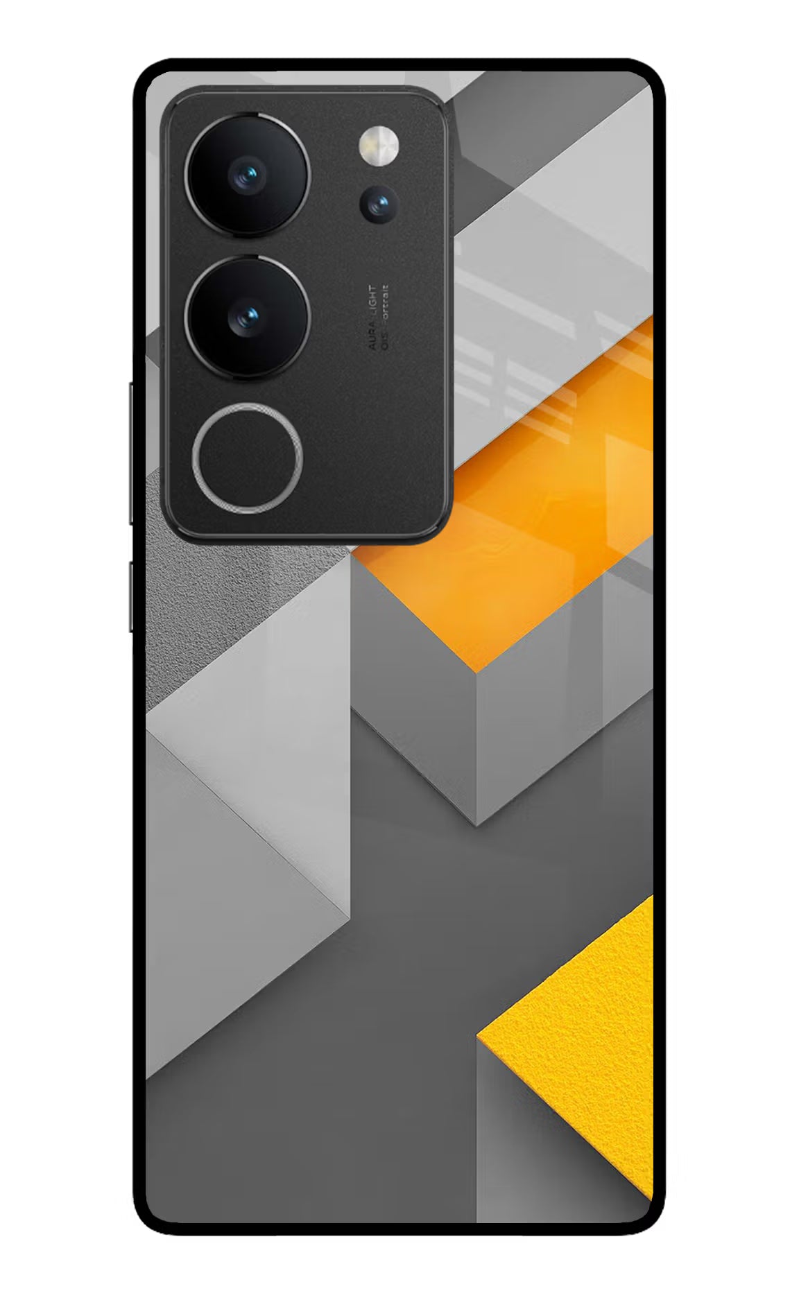 Abstract Vivo V29/V29 Pro Glass Case Back Cover by Casekaro
