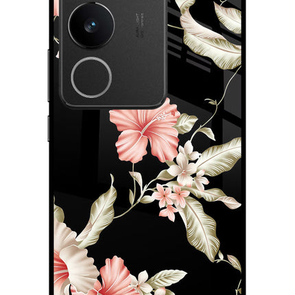 Flowers Vivo V29/V29 Pro Glass Case