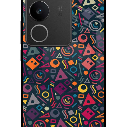 Geometric Abstract Vivo V29/V29 Pro Glass Case