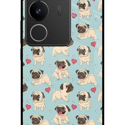 Pug Dog Vivo V29/V29 Pro Glass Case
