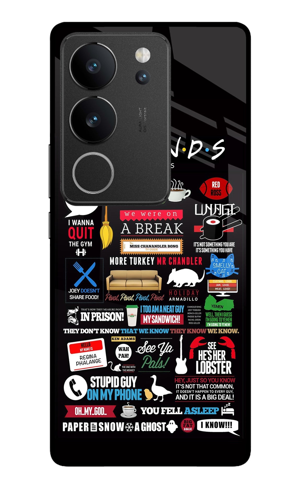 FRIENDS Vivo V29/V29 Pro Back Cover