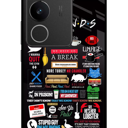 FRIENDS Vivo V29/V29 Pro Glass Case
