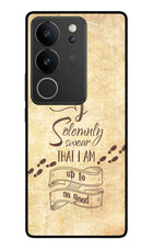 I Solemnly swear that i up to no good Vivo V29/V29 Pro Glass Case