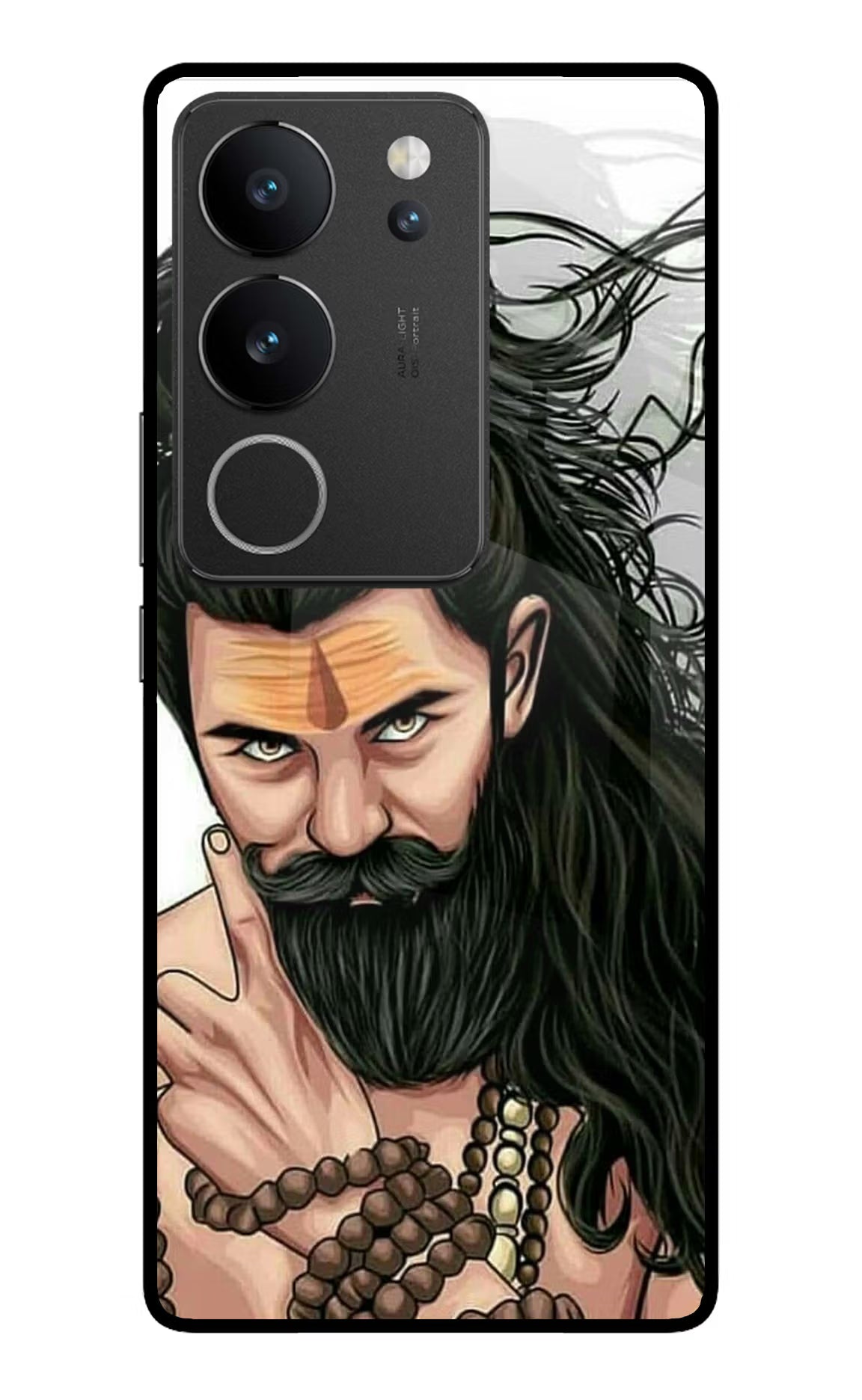 Mahadev Vivo V29/V29 Pro Glass Case Back Cover by Casekaro
