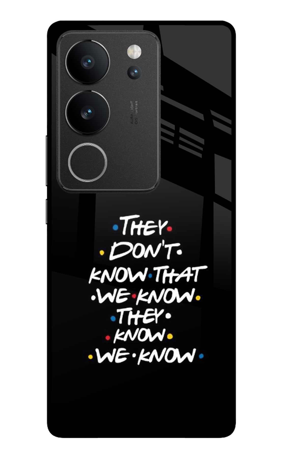 FRIENDS Dialogue Vivo V29/V29 Pro Back Cover