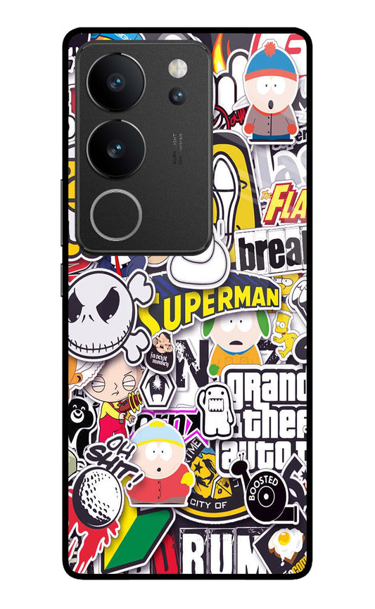 Sticker Bomb Vivo V29/V29 Pro Glass Case