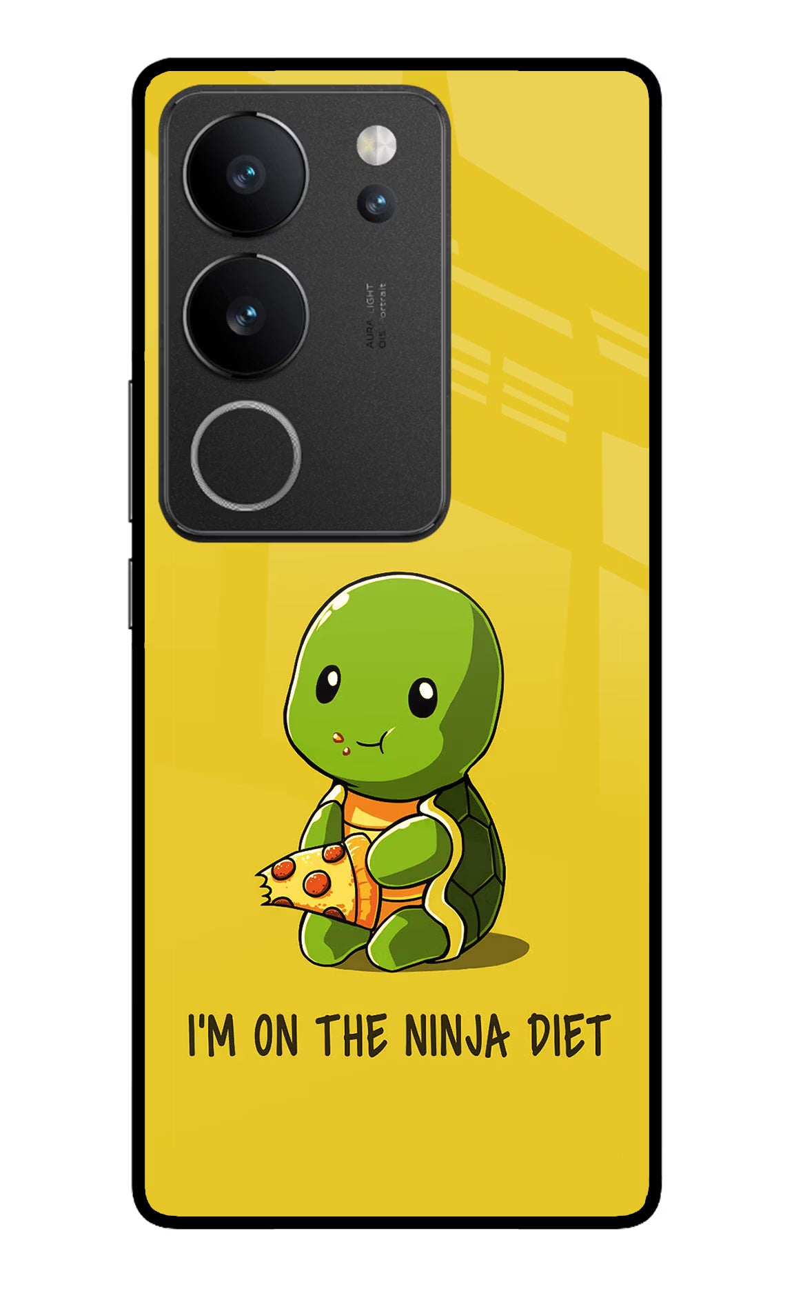 I'm on Ninja Diet Vivo V29/V29 Pro Glass Case Back Cover by Casekaro