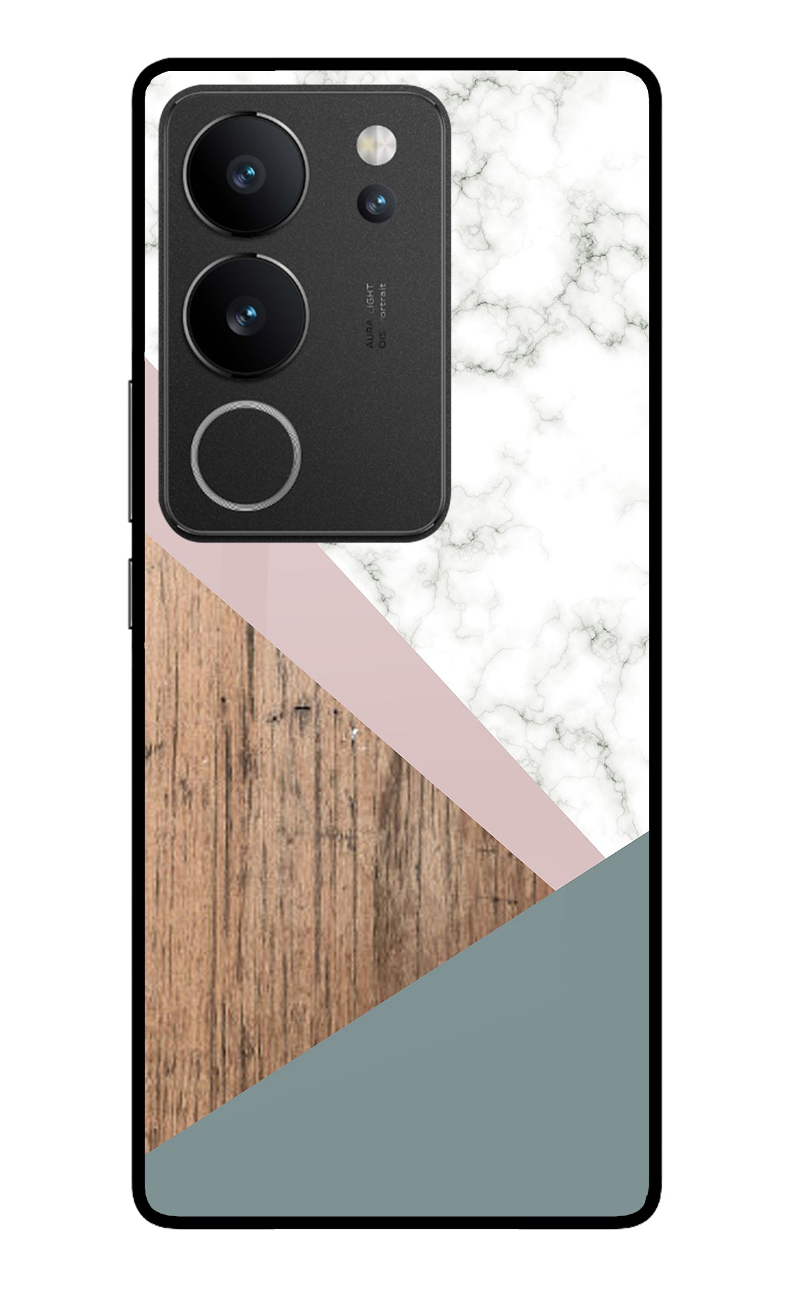 Marble wood Abstract Vivo V29/V29 Pro Back Cover