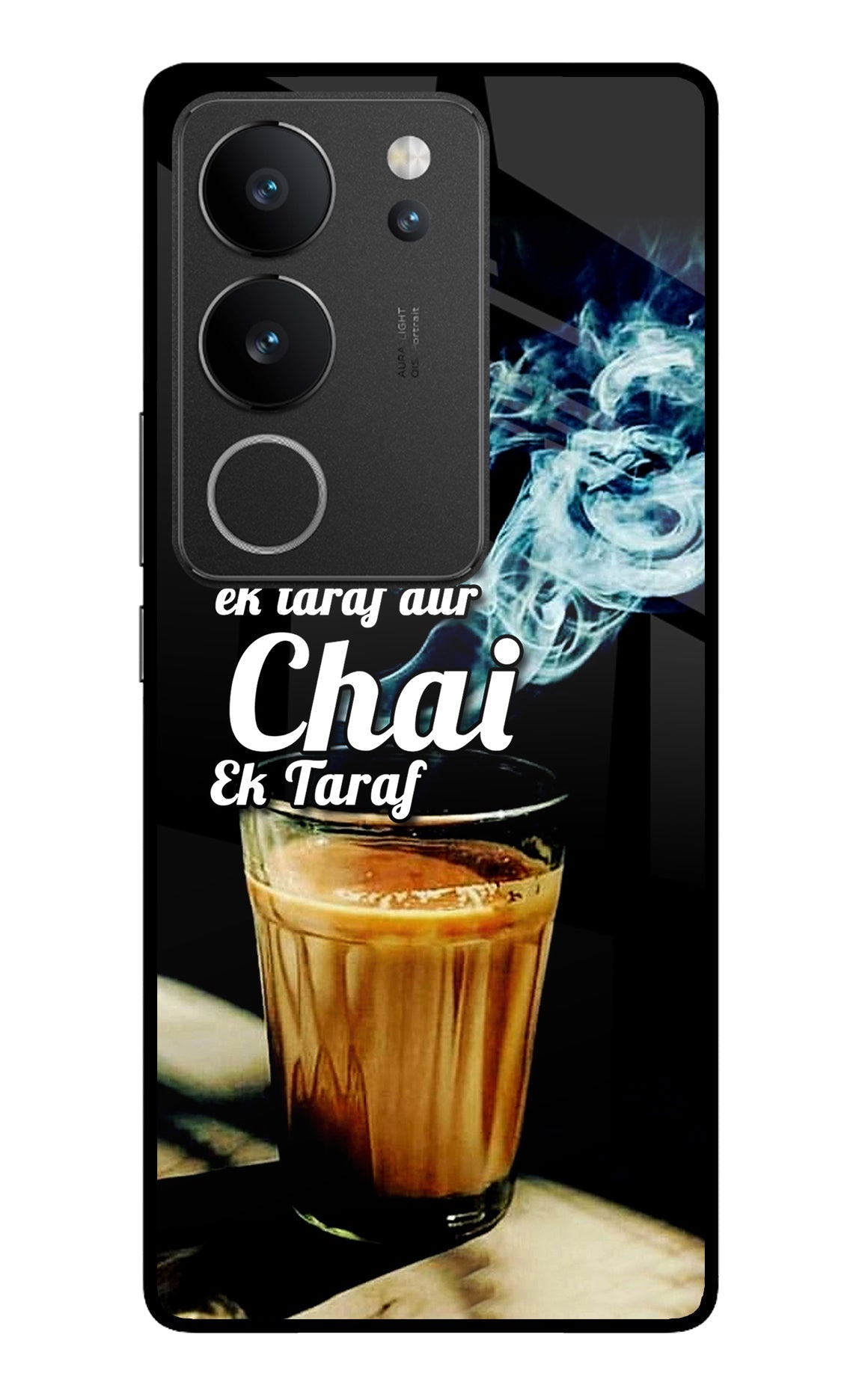 Chai Ek Taraf Quote Vivo V29/V29 Pro Glass Case