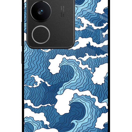 Blue Waves Vivo V29/V29 Pro Glass Case