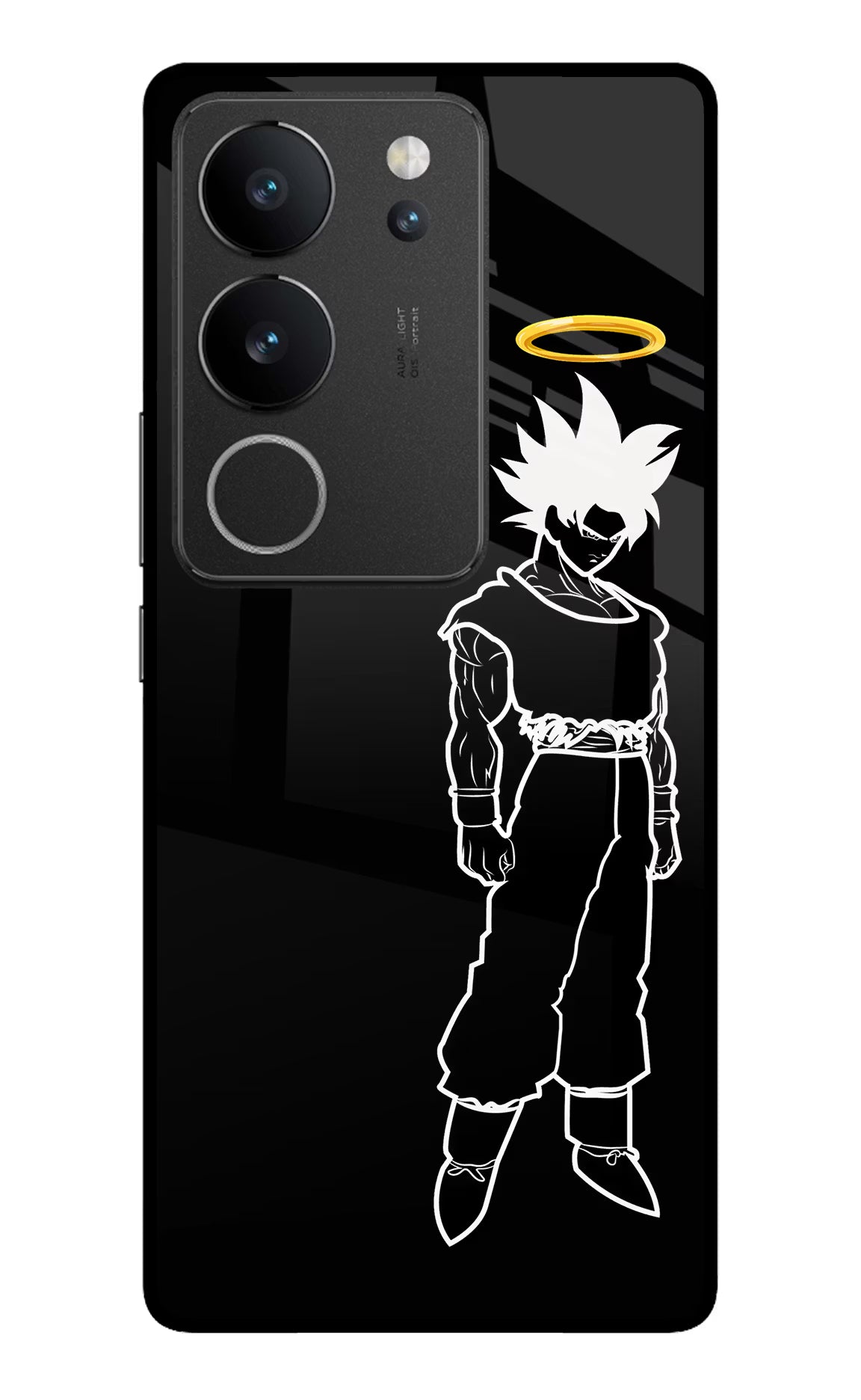 DBS Character Vivo V29/V29 Pro Glass Case Back Cover by Casekaro