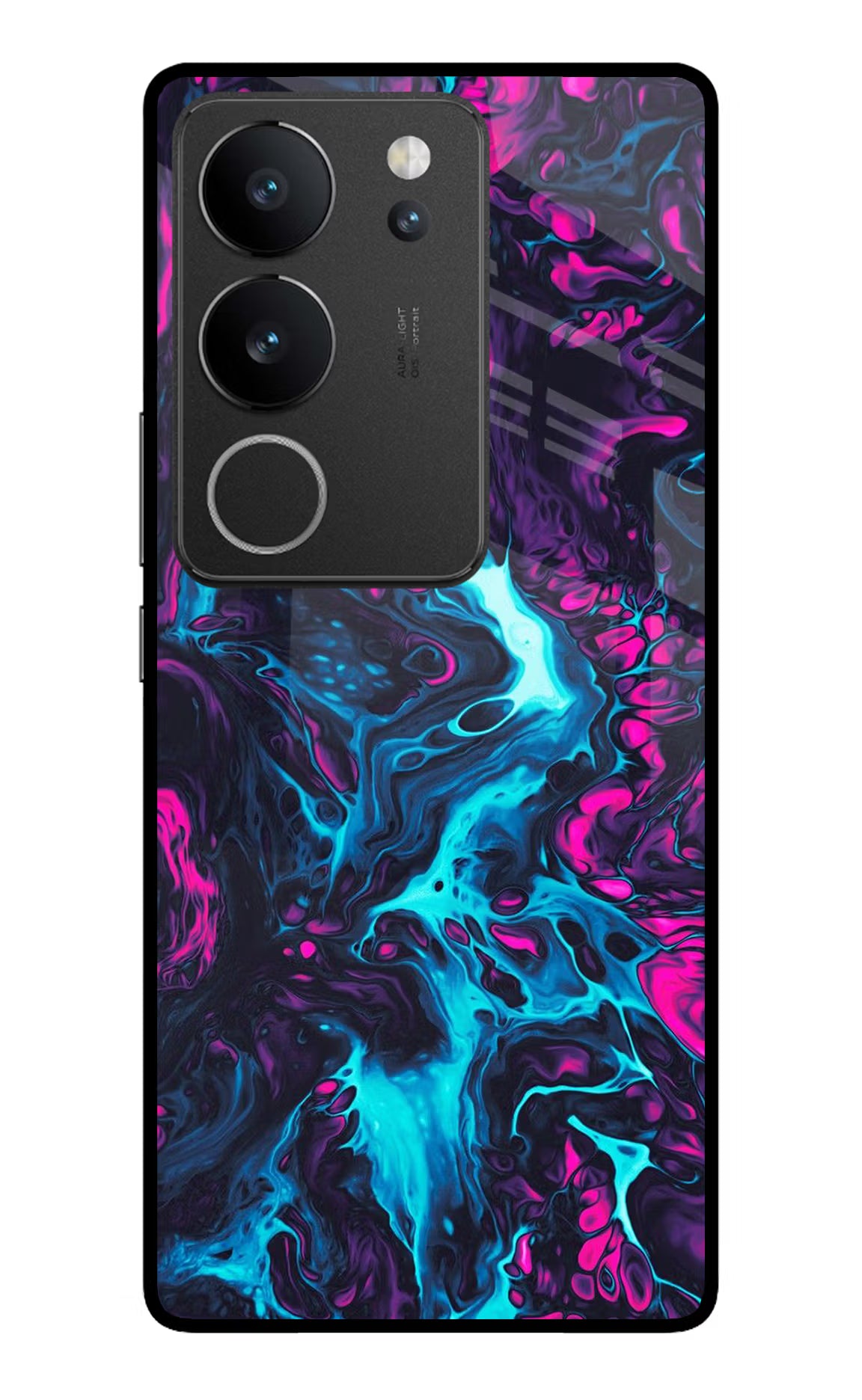 Abstract Vivo V29/V29 Pro Glass Case Back Cover by Casekaro