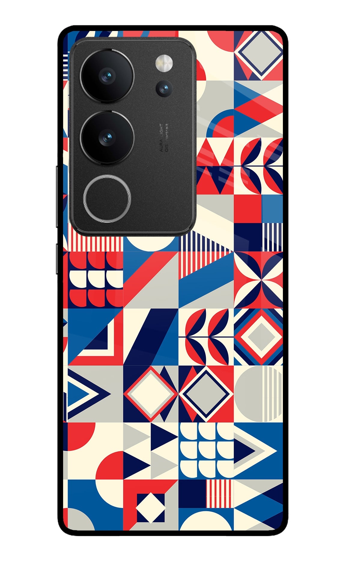 Colorful Pattern Vivo V29/V29 Pro Glass Case