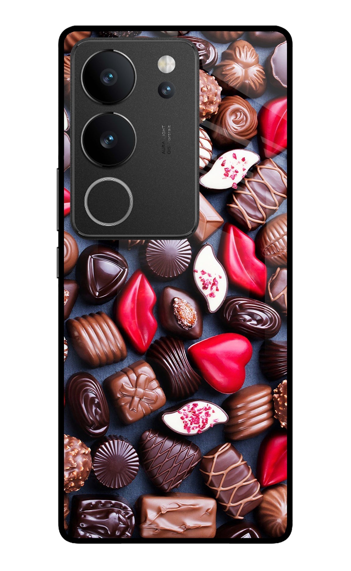 Chocolates Vivo V29/V29 Pro Glass Case