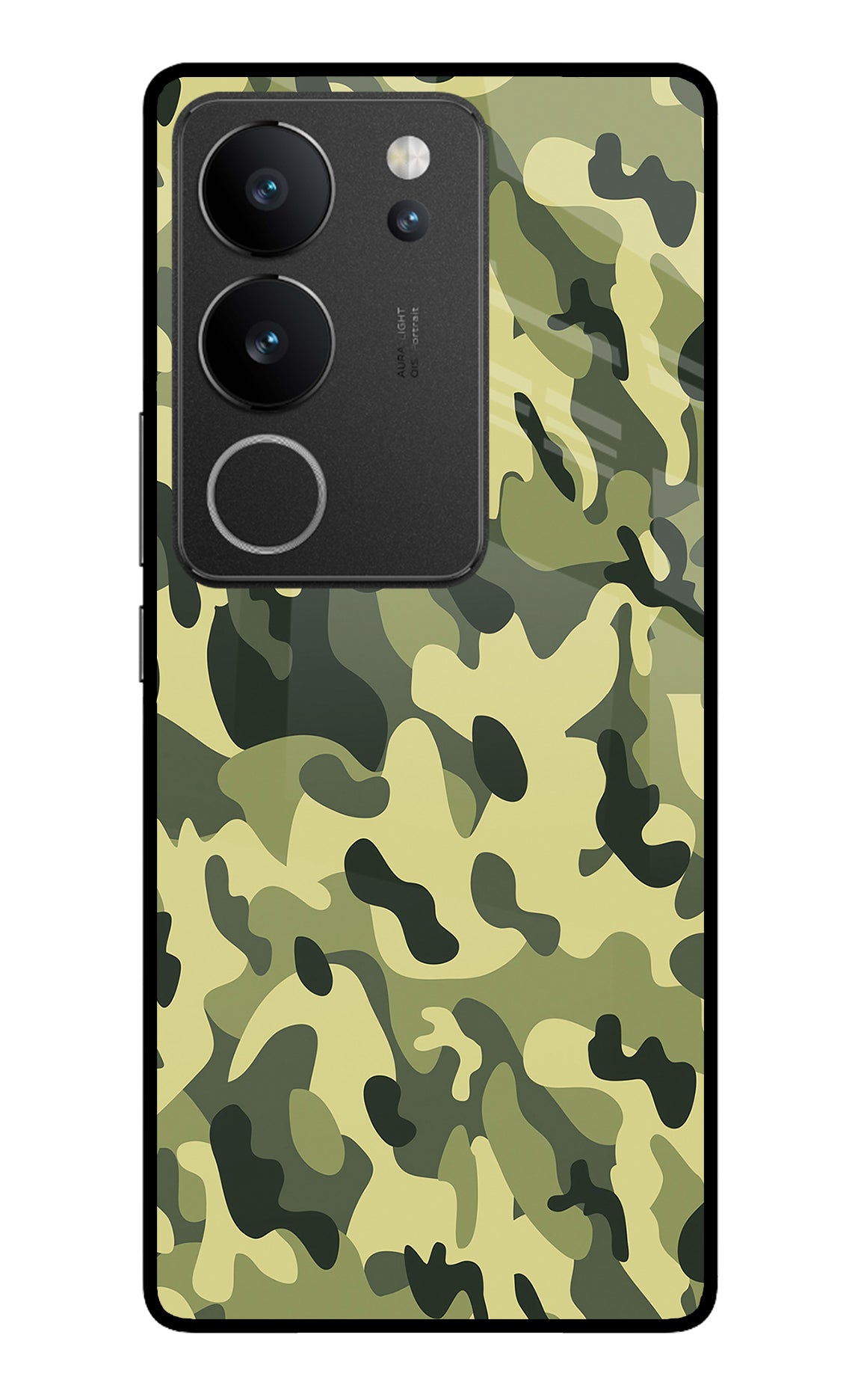 Camouflage Vivo V29/V29 Pro Glass Case