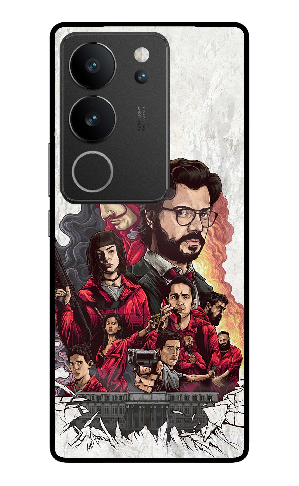 Money Heist Artwork Vivo V29/V29 Pro Back Cover