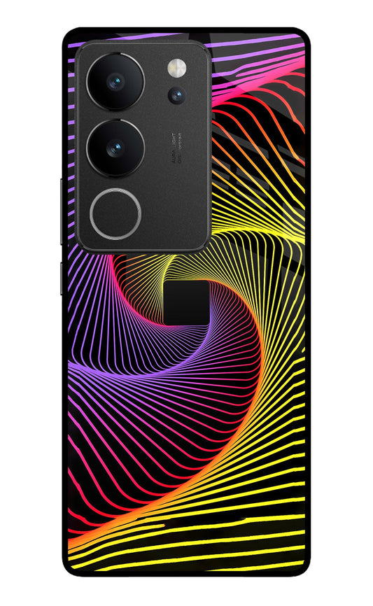 Colorful Strings Vivo V29/V29 Pro Glass Case