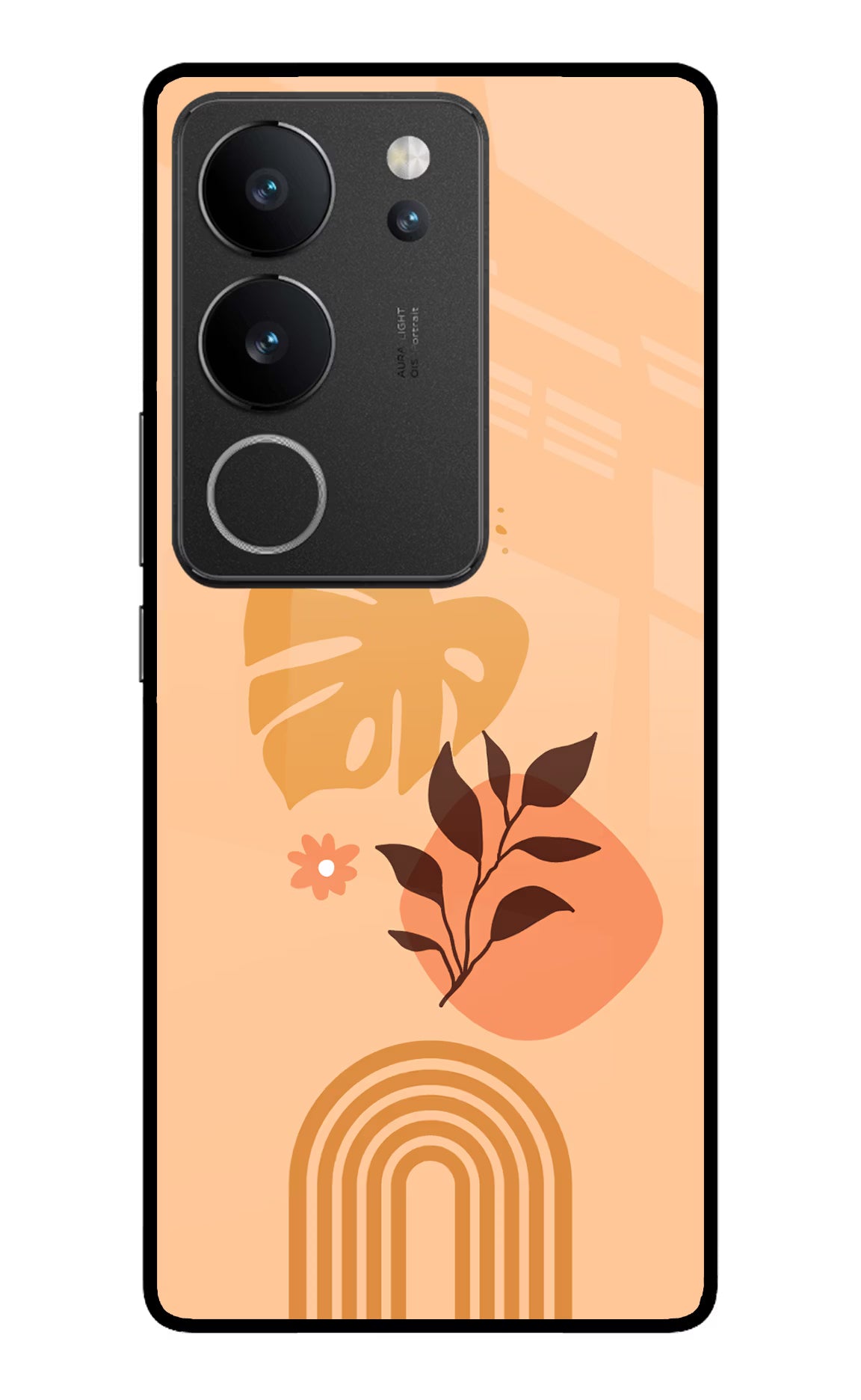Bohemian Art Vivo V29/V29 Pro Glass Case Back Cover by Casekaro