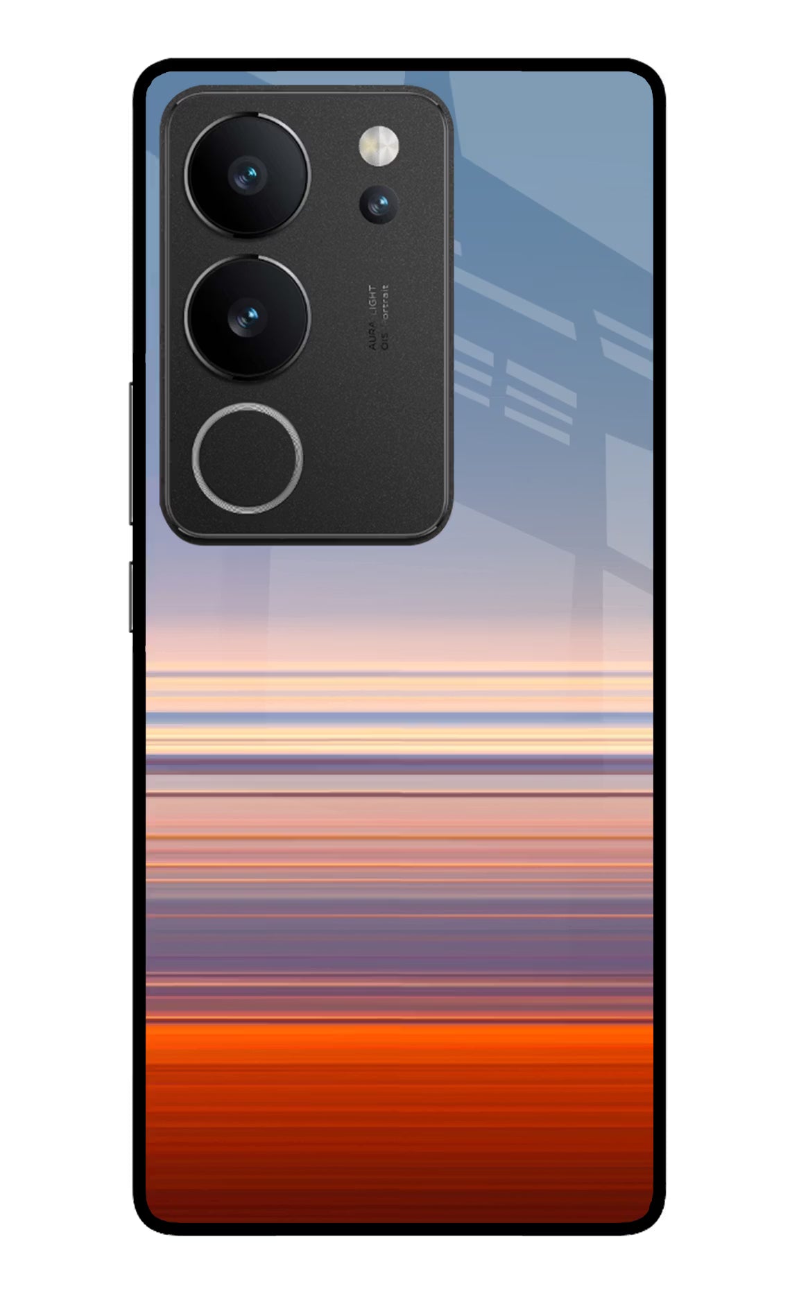 Morning Colors Vivo V29/V29 Pro Glass Case Back Cover by Casekaro