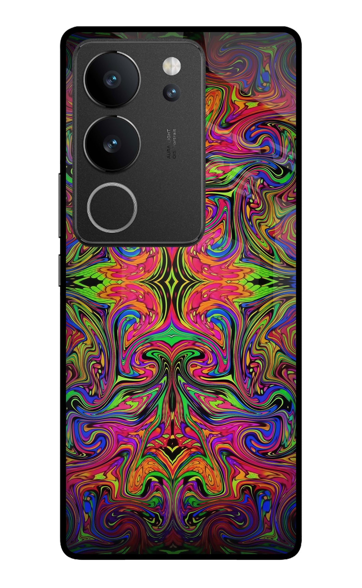 Psychedelic Art Vivo V29/V29 Pro Glass Case