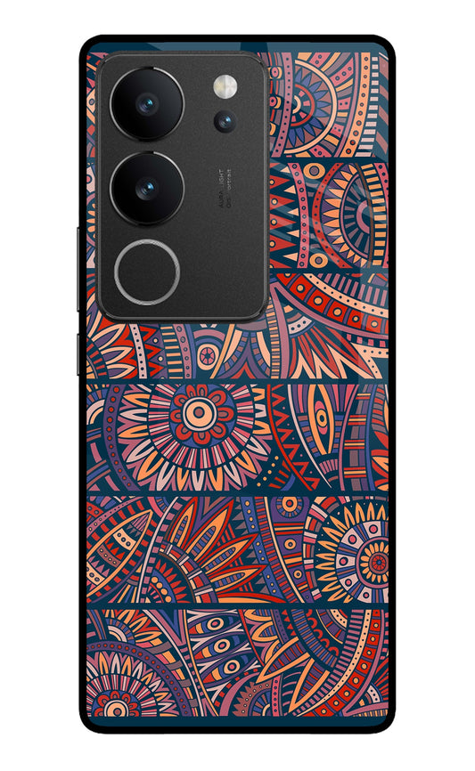 African Culture Design Vivo V29/V29 Pro Glass Case