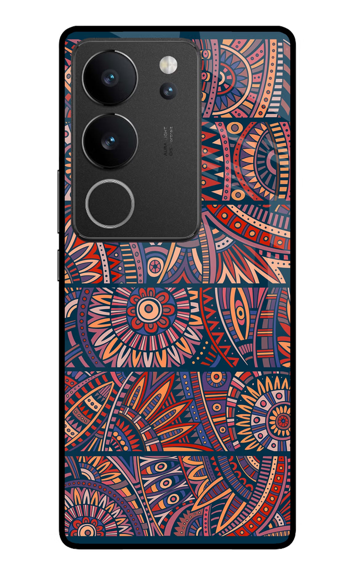 African Culture Design Vivo V29/V29 Pro Glass Case Back Cover by Casekaro