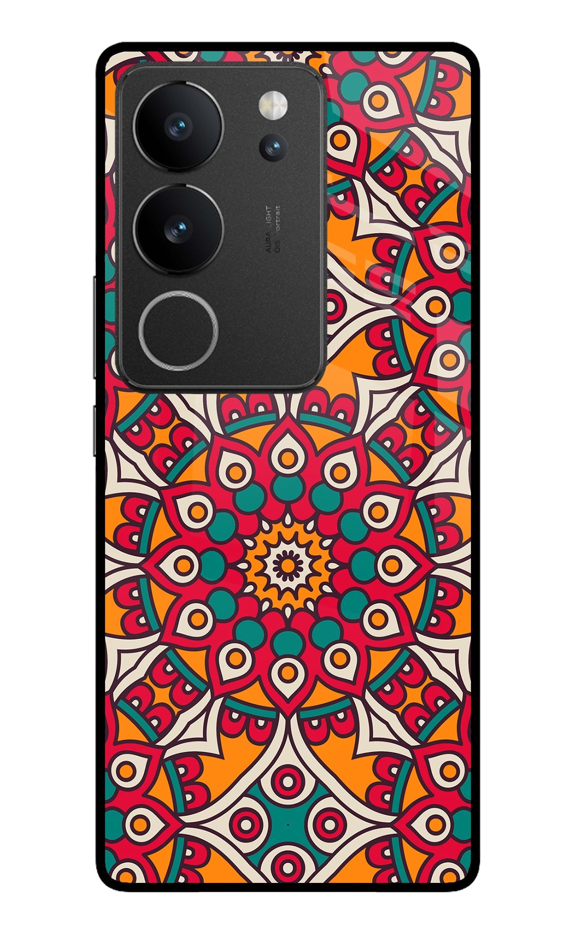 Mandala Art Vivo V29/V29 Pro Glass Case