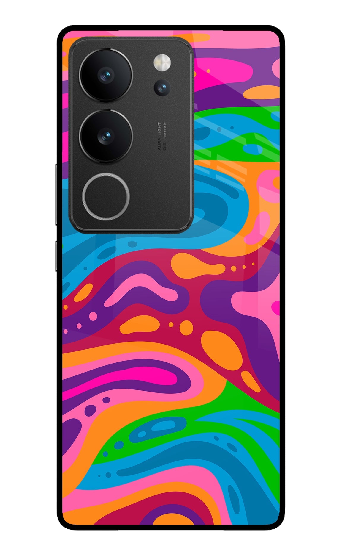 Trippy Pattern Vivo V29/V29 Pro Back Cover