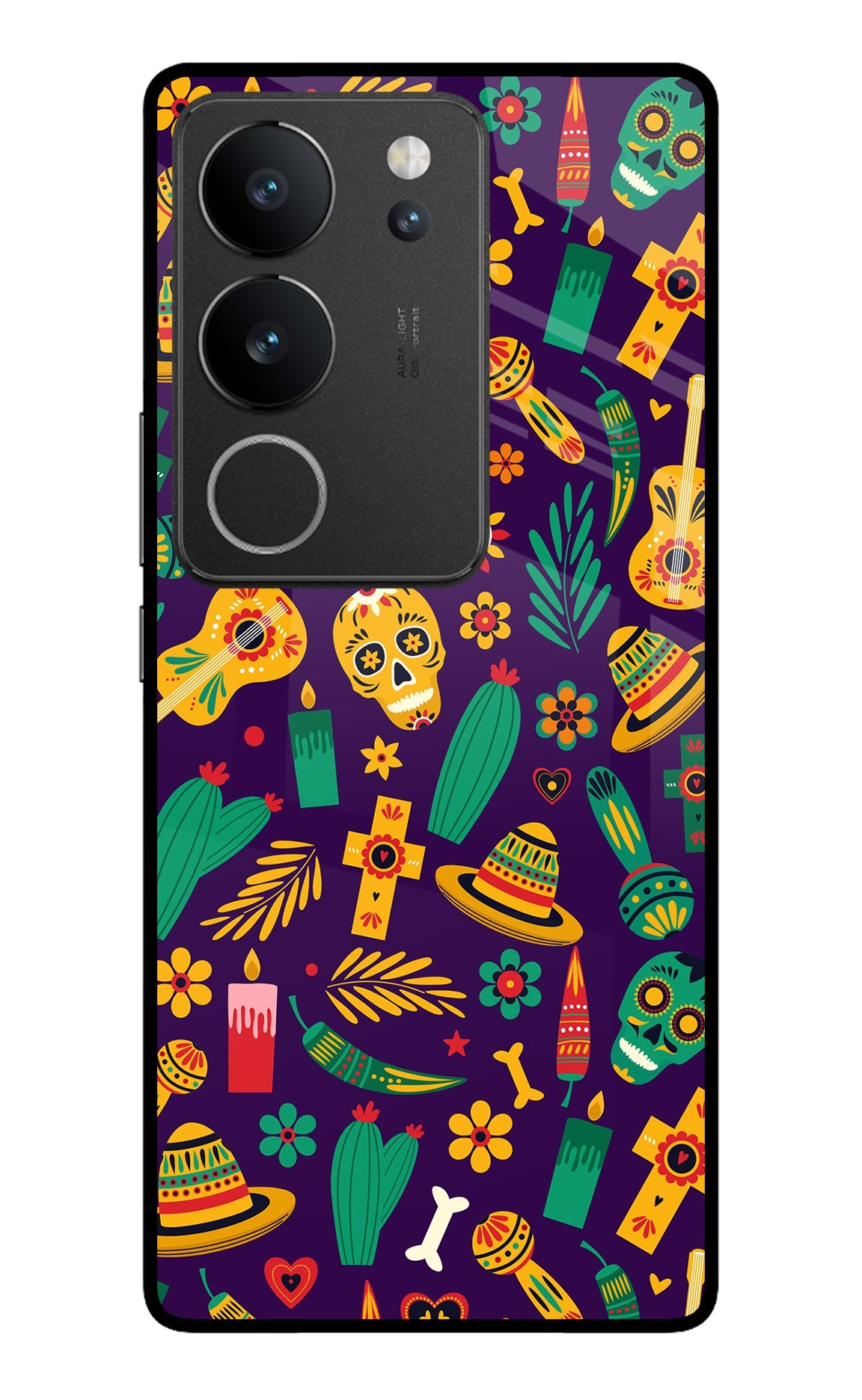 Mexican Artwork Vivo V29/V29 Pro Back Cover