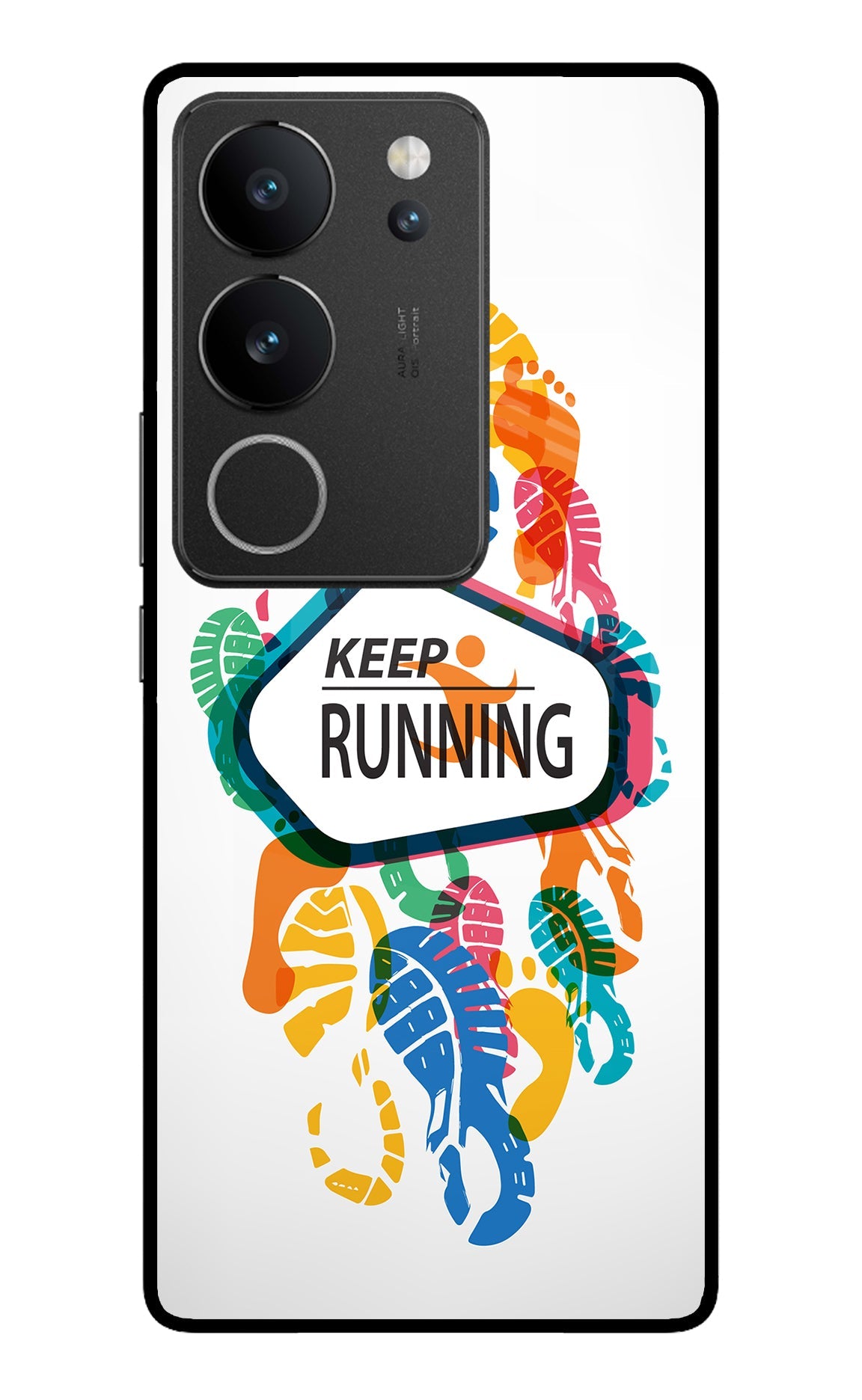 Keep Running Vivo V29/V29 Pro Glass Case