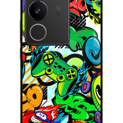 Game Doodle Vivo V29/V29 Pro Glass Case