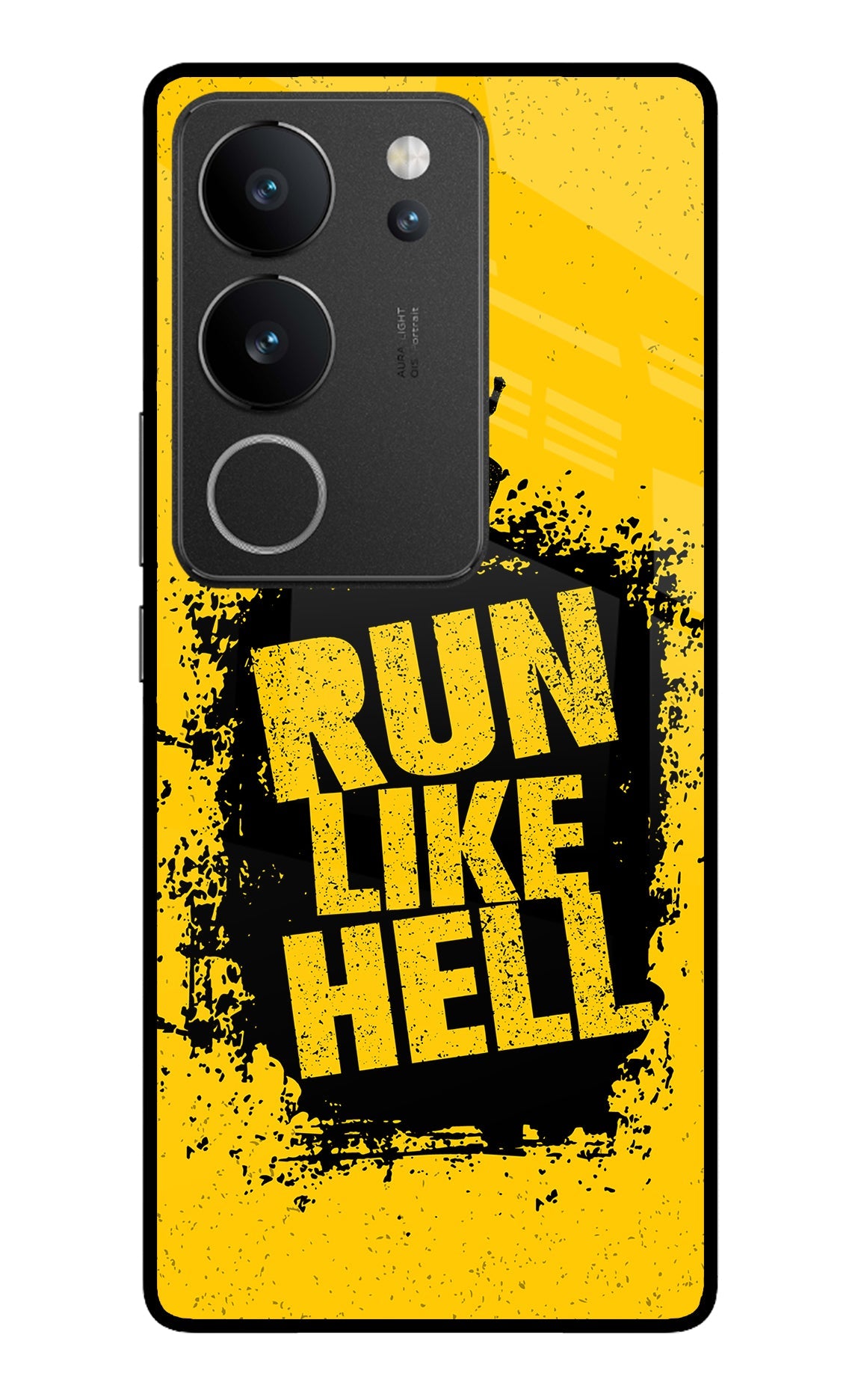 Run Like Hell Vivo V29/V29 Pro Glass Case