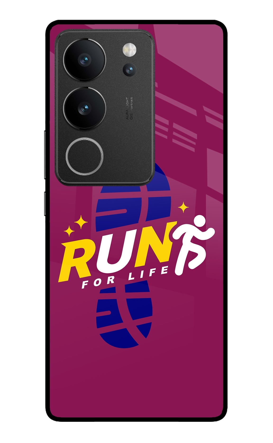 Run for Life Vivo V29/V29 Pro Back Cover