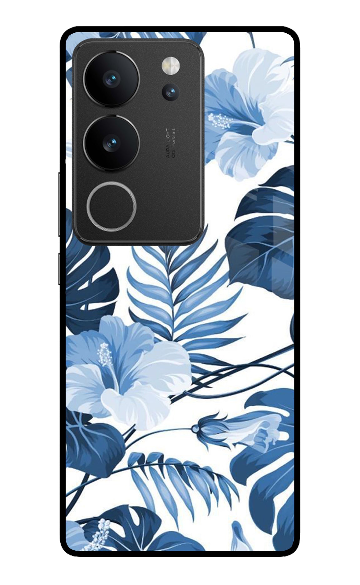 Fabric Art Vivo V29/V29 Pro Glass Case