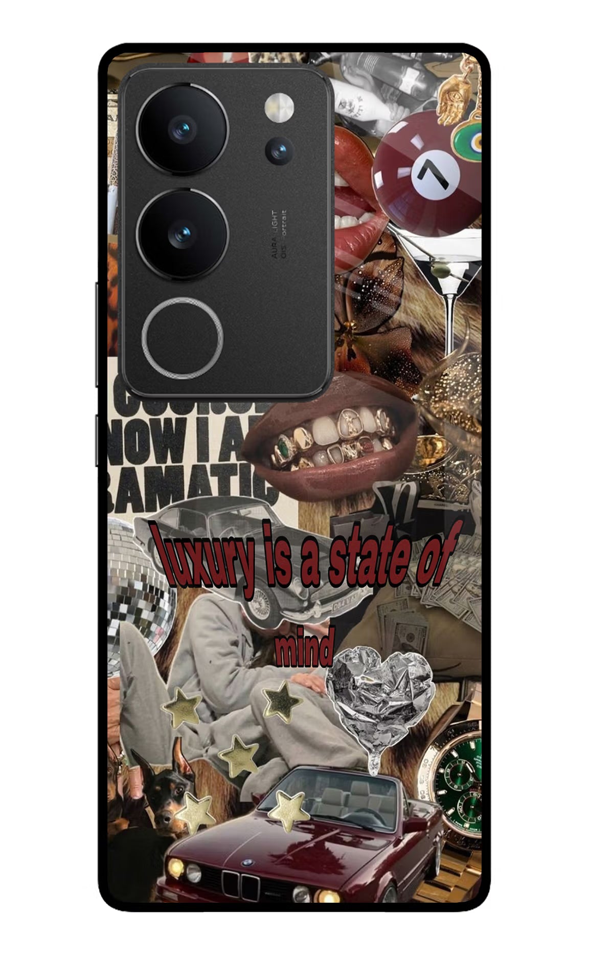 Luxury Vivo V29/V29 Pro Glass Case Back Cover by Casekaro