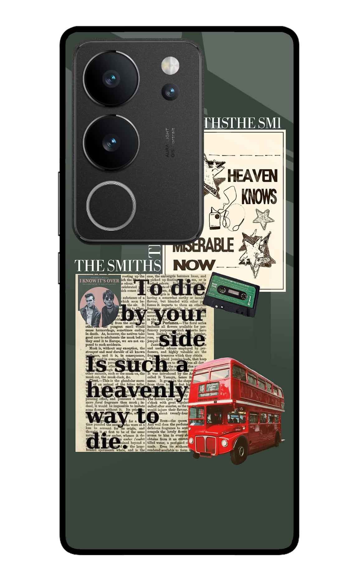 The Smiths Vivo V29/V29 Pro Glass Case Back Cover by Casekaro