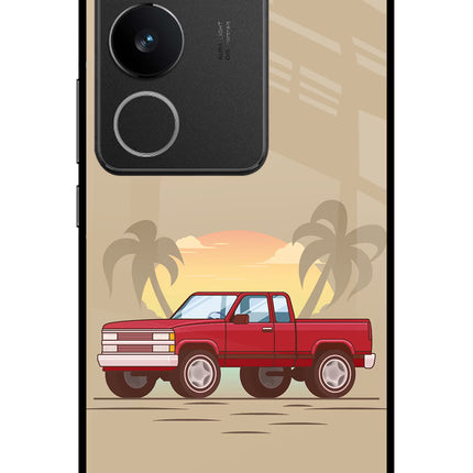Desert Classic Drive Vivo V29/V29 Pro Glass Case